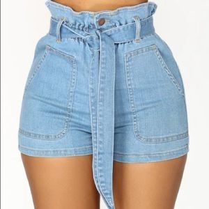 GOOD LIFE HIGH RISE SHORTS - LIGHT WASH FASHION NOVA